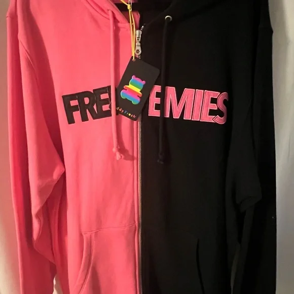 Teddy Fresh FRENEMIES Hoodie Unisex XXL Streetwear Brand New - Picture 3 of 5